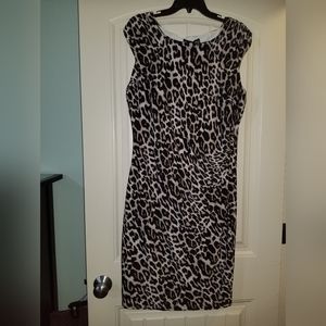 NWT Catherine Molandrino Animal Print Dress